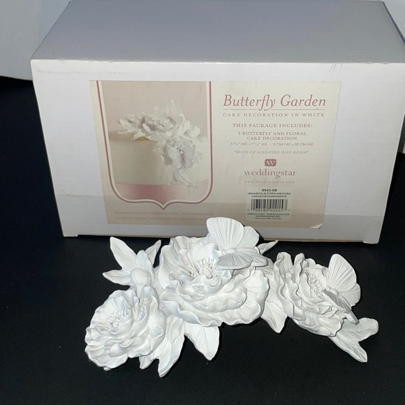 Cake Topper Weddingstar Butterfly Garden Wedding Bridal Shower Anniversary Party - Picture 1 of 6